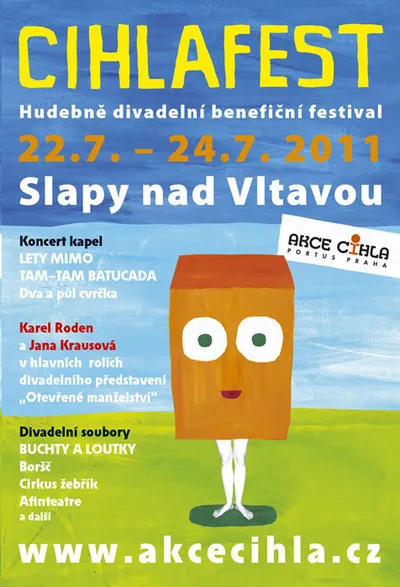 Cihlafest: plakát festivalu