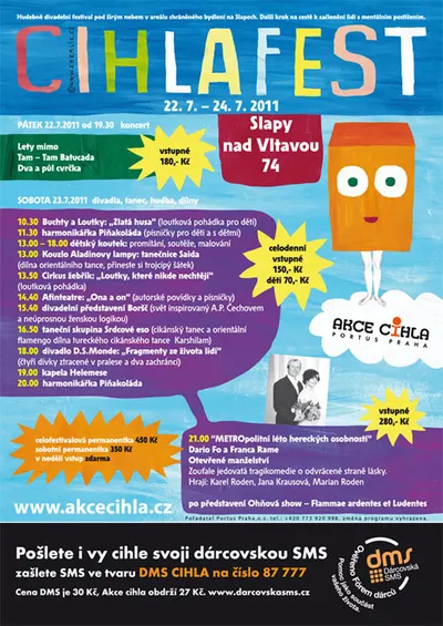 Cihlafest: plakát festivalu
